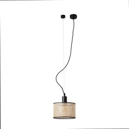 Lámpara colgante Faro Mambo Negro P. Ratan E27 Ø210*200*Ø210 