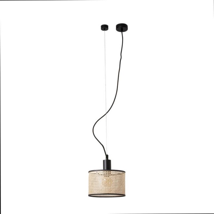 Lámpara colgante Faro Mambo Negro P. Ratan E27 Ø210*200*Ø210 