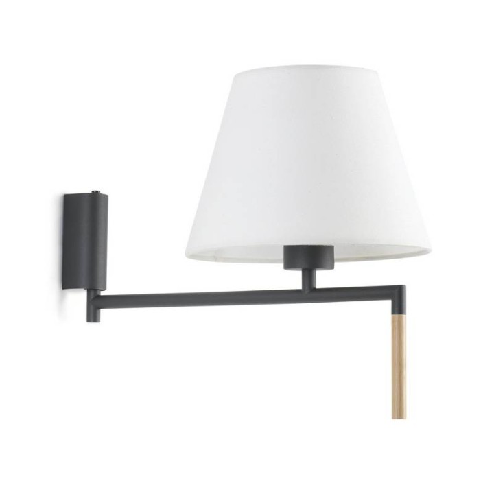 Apliques Faro Ron 1Xe27 Gris Oscuro 