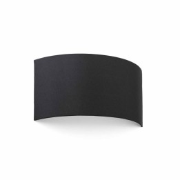 Apliques Faro Cotton Negro Hor. Round 375X200X115 2Xe27 