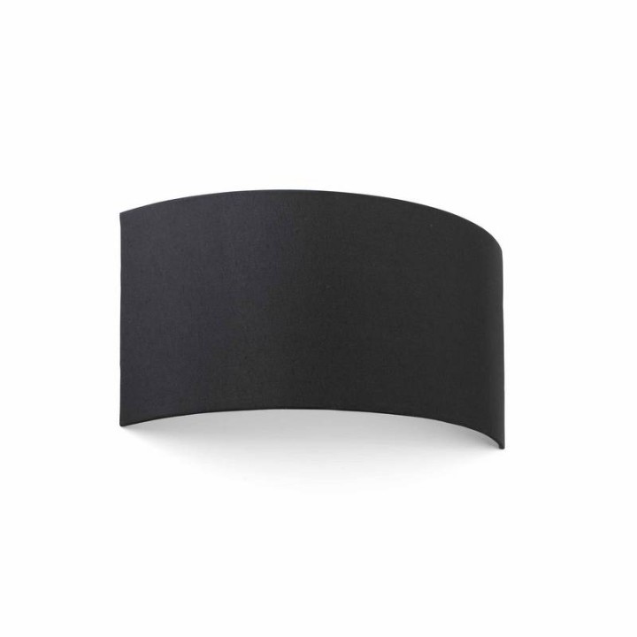 Apliques Faro Cotton Negro Hor. Round 375X200X115 2Xe27 
