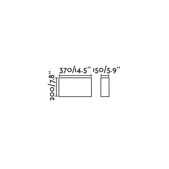 Apliques Faro Cotton Negro Hor. Round 375X200X115 2Xe27 