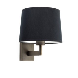 Apliques Faro Artis Bronce Pantalla Negra 