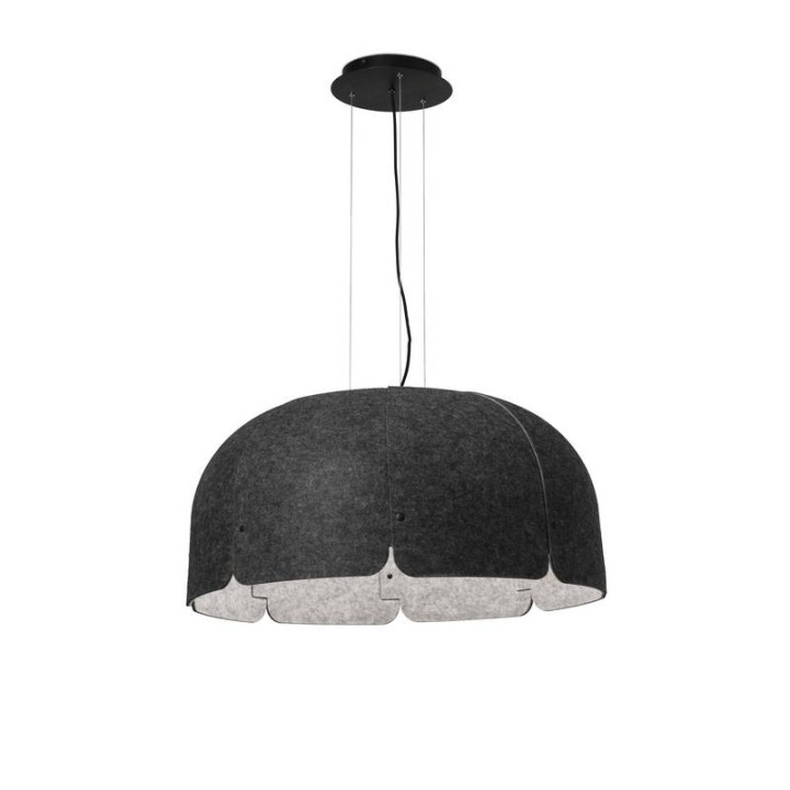 Lámpara colgante Faro Mute Gris Oscuro/Claro Led 24W 3000K 
