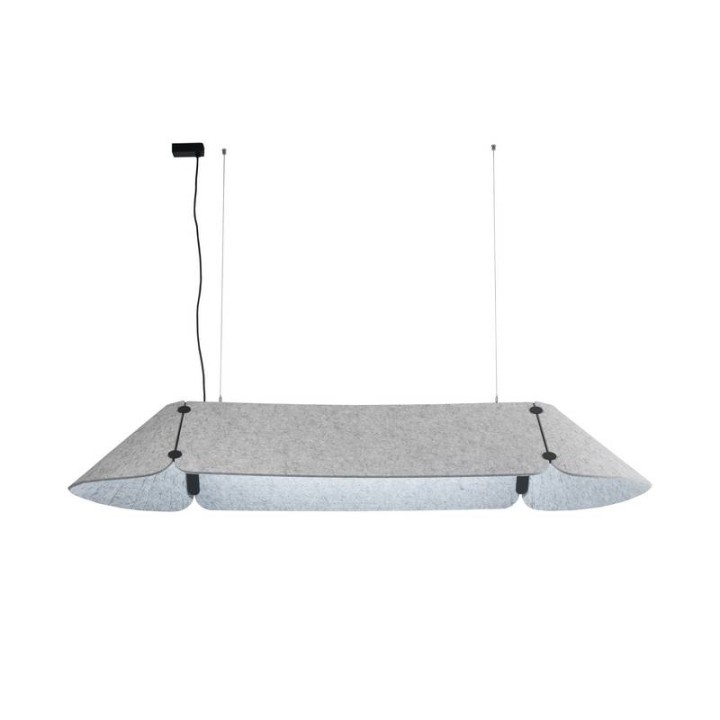 Lámpara colgante Faro Fonovia Gris 840Mm 25W 3000K 