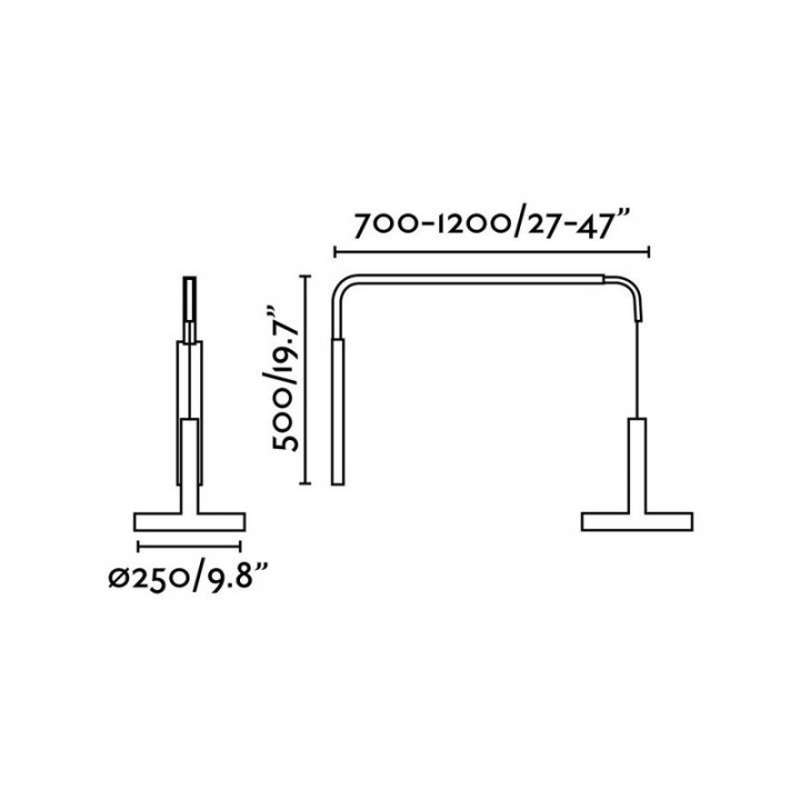 Apliques Faro Whizz Extensible Negro /Oro Satinado 1Xe27 