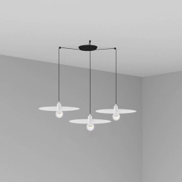 Lámpara colgante Faro Plat Blanco E27 60W 3L 