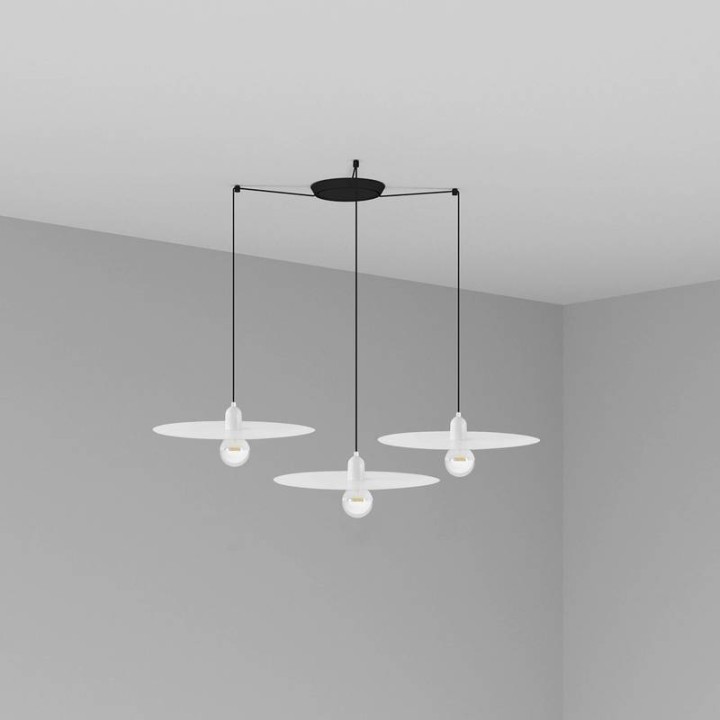 Lámpara colgante Faro Plat Blanco E27 60W 3L 