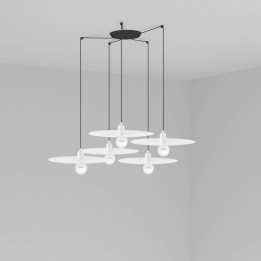 Lámpara colgante Faro Plat Blanco E27 60W 5L 
