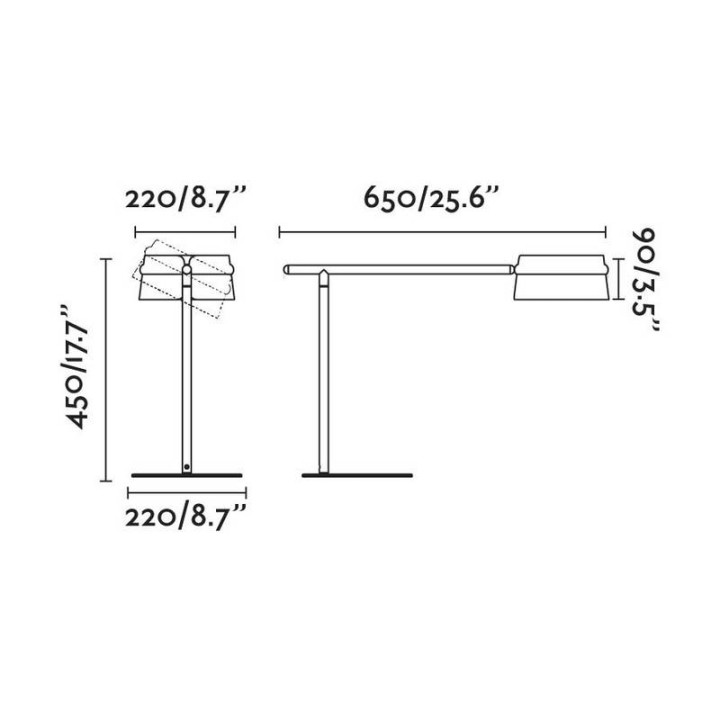Lámparas Faro Loop Sobremesa + Pinza Fresno Led 6W 2700K 