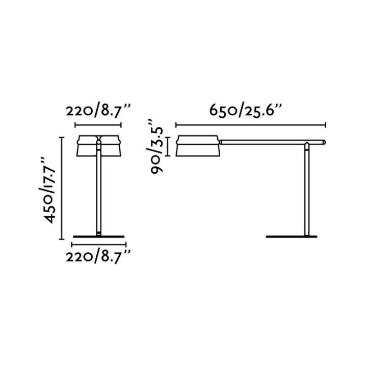 Lámparas Faro Loop Sobremesa + Pinza Cerezo Led 6W 2700K 