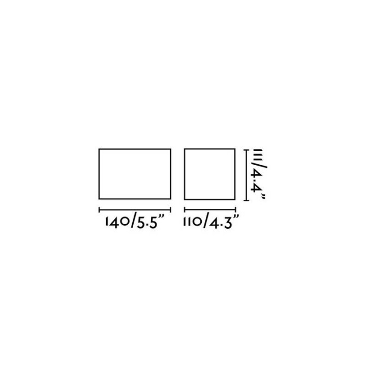Apliques de Exterior Faro Sunset Blanco Led 2X3W 3000K 