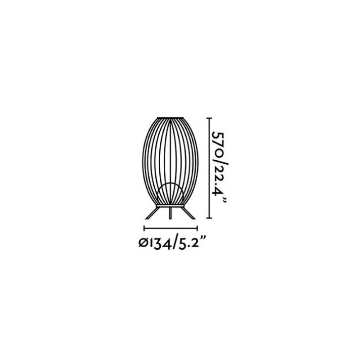 Lámparas portátiles Faro Cagegris Oscuro Led 12W 2700K 