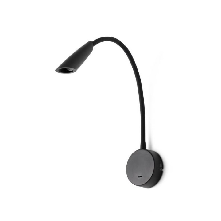 Apliques Faro Boken Lector Negro 3W Led 3000K 