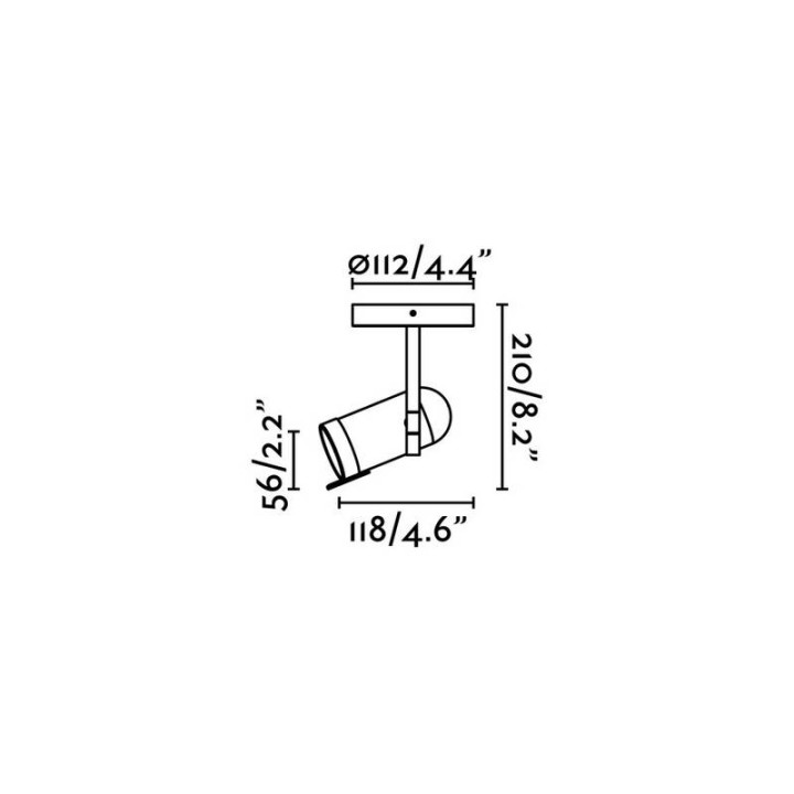 Plafones Faro Orleanscromo 1L Gu10 