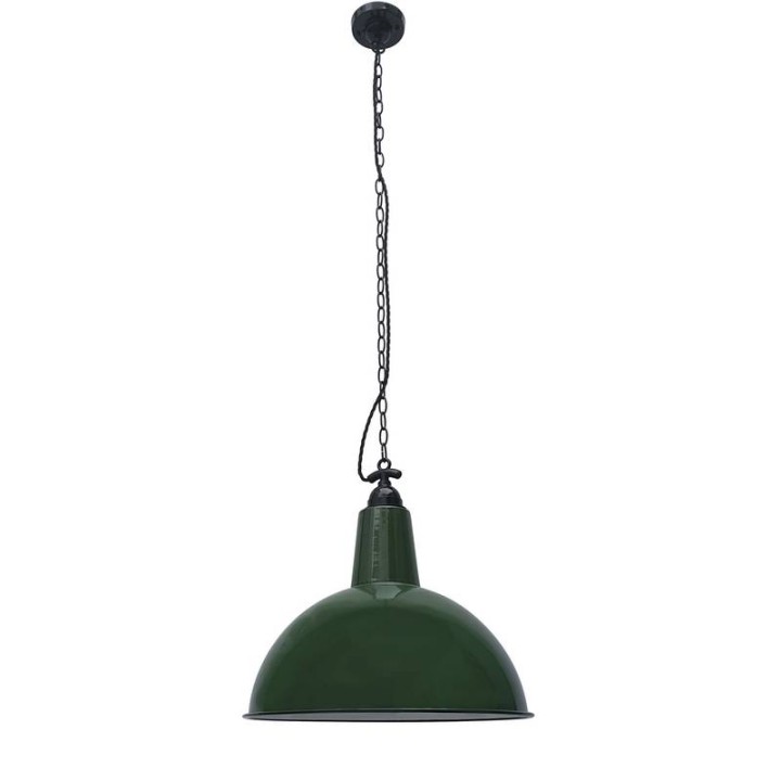 Lámpara colgante Faro Lou Verde E27 15W 