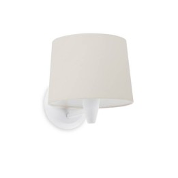 Apliques Faro Conga Apl. Blanco P. E27 Ø215*160*Ø190 Beige 
