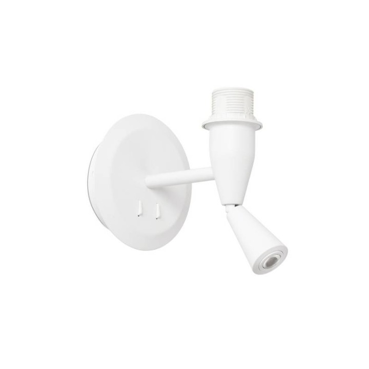Apliques Faro Mambo/Conga/Samba Apli Bl .E27 Lector Led3W3000K 