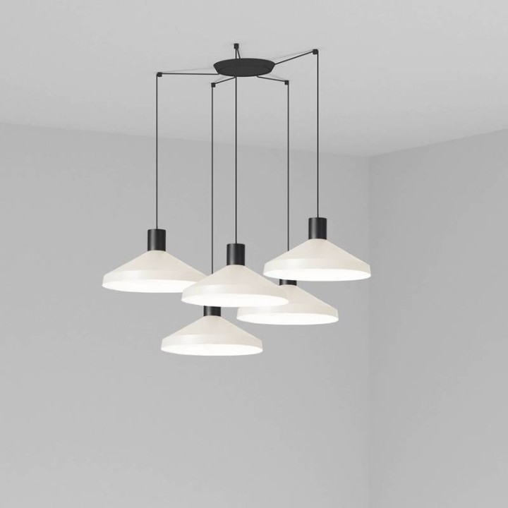 Lámpara colgante Faro Kombo Beige Ø400 1X E27 5L 