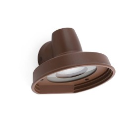 Apliques de Exterior Faro Bronx Marron 1Xgu10 Max 8W 
