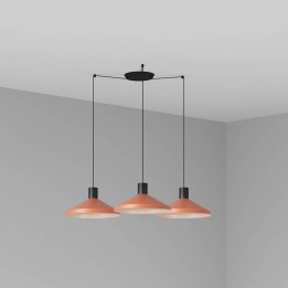 Lámpara colgante Faro Kombo Terracotta Ø400 1X E27 3L 
