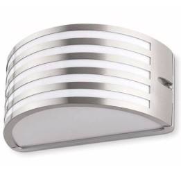 Aplique de Acero Inoxidable FEDON para Exterior Niquel Mate E27