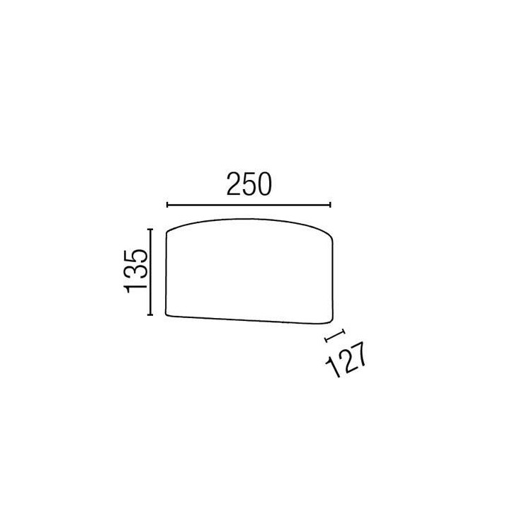 Aplique deAluminio BONN-2 para Exterior Gris Oscuro E27