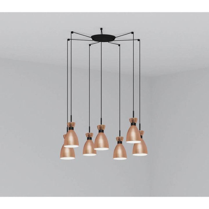 Lámpara colgante Faro Retro Cobre 1Xe14 20W 7L 