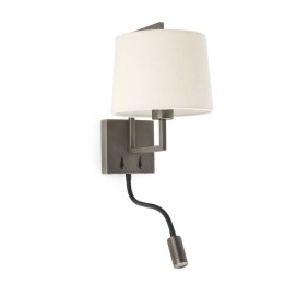 Apliques Faro Frame Con Lector Led Oro Viejo Pantalla Be 