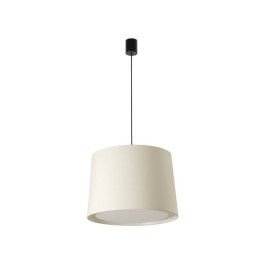 Lámpara colgante Faro Conga Simple Negro P.E27 Ø500*350*Ø450 Blanc 