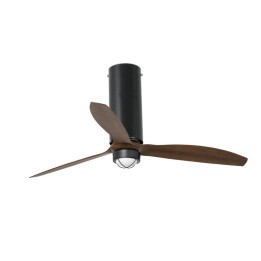 Ventiladores de Techo con luz Faro Tube Fan Ø1280Mm N/M 3 Palas Madera 17W 3000K S/R 
