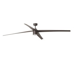 Ventiladores de Techo con luz Faro Attos Ø2130Mm Marron 4 Palas Led 20W 3000K 
