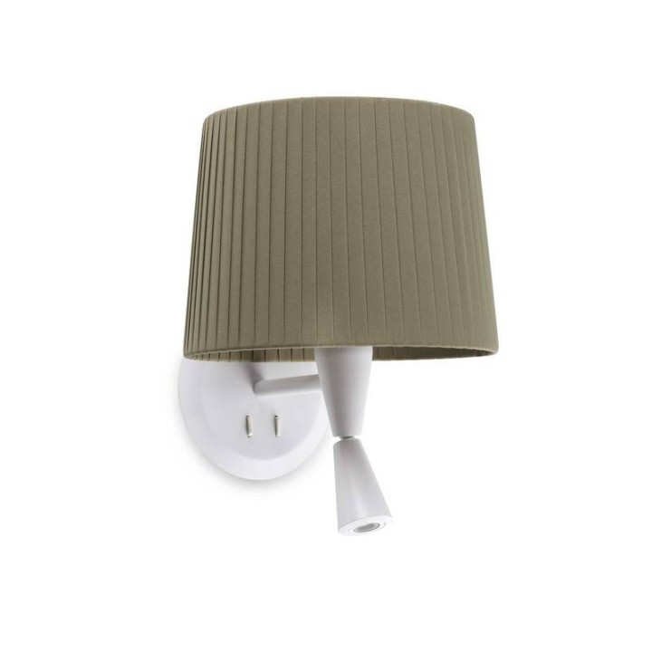 Apliques Faro Samba Apl.Lect Blanco P.Encint E27Ø215*160*Ø190Ver 