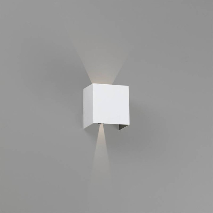 Apliques de Exterior Faro Olan Blanco Led 6W 3000K 