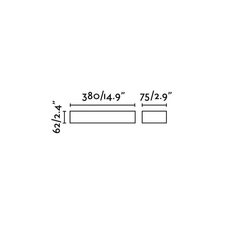 Apliques de Exterior Faro Tacana 24W 3000K Aluminio Pulido 