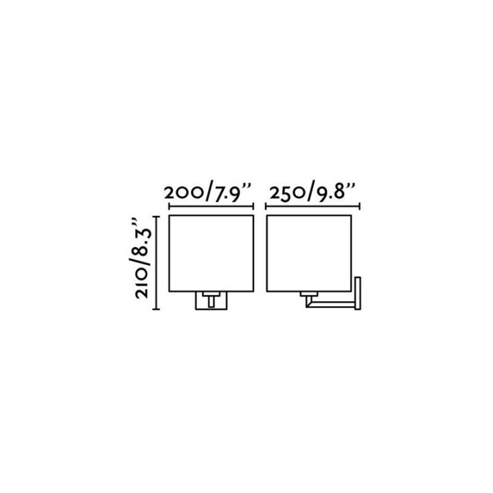 Apliques Faro Sahara Cromo Pantalla Lino 1Xe27 60W 