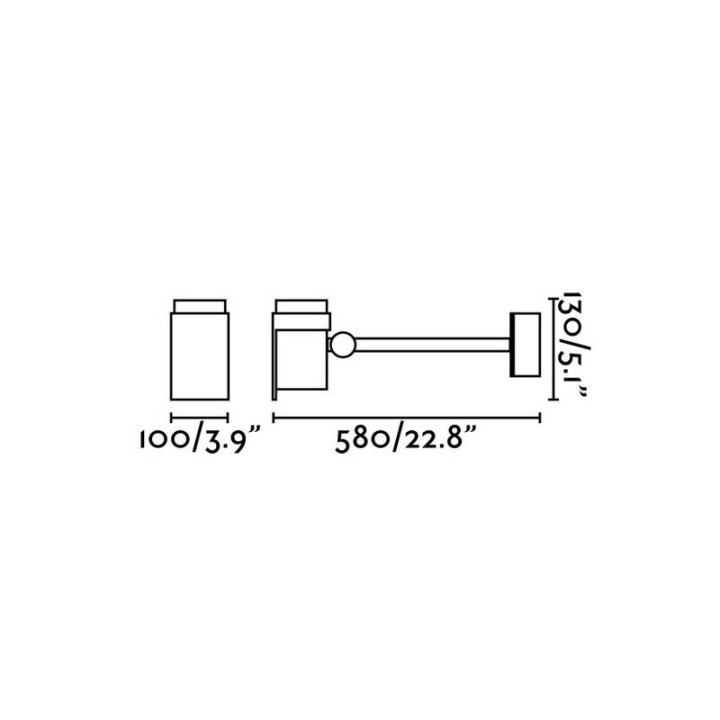 Proyectores Faro Foc-2 Proyector Con Brazo Gris Oscuroled 16W 3000K 