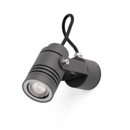 Proyectores Faro Lit Proyector Gris Oscuro Gu10 
