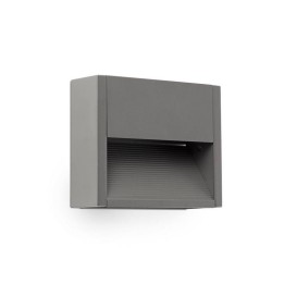 Apliques de Exterior Faro Grada-1 Gris Oscuro Led 3W 3000K 