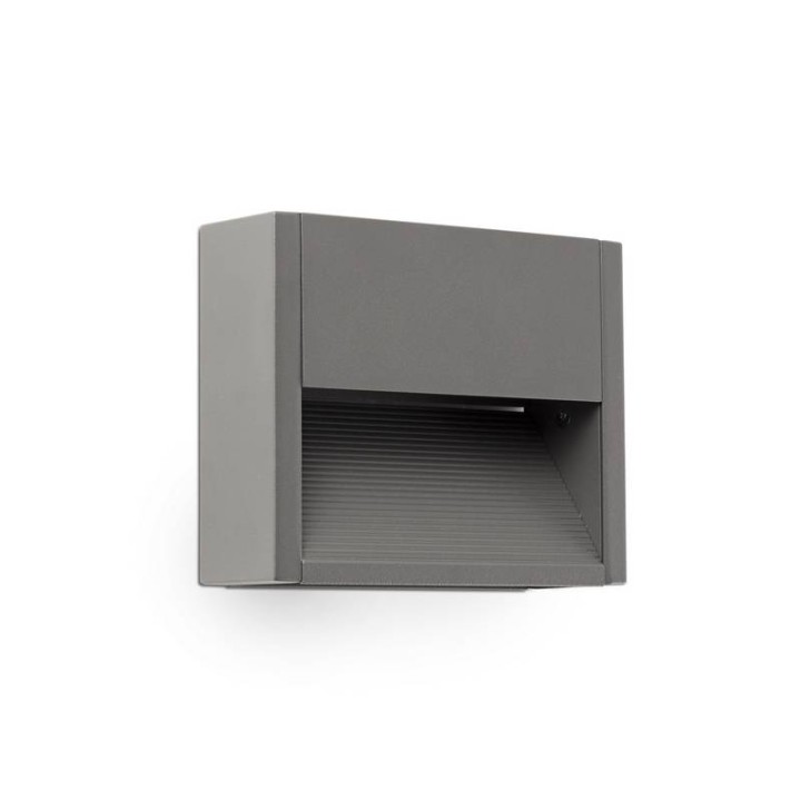 Apliques de Exterior Faro Grada-1 Gris Oscuro Led 3W 3000K 