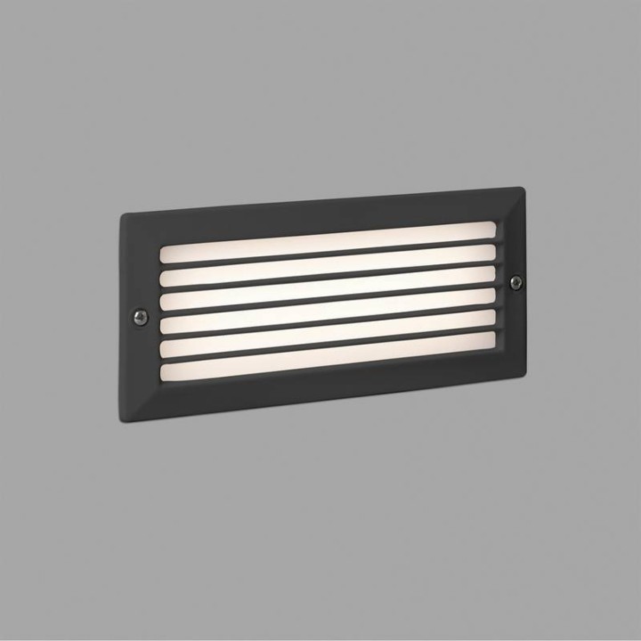 Lámparas empotrables Faro Stripe-1Gris Oscuro 5W 3000K 