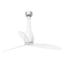 Ventiladores de Techo Faro Eterfan Ø1280 Mm B/Brillo Palas Transparente S/R