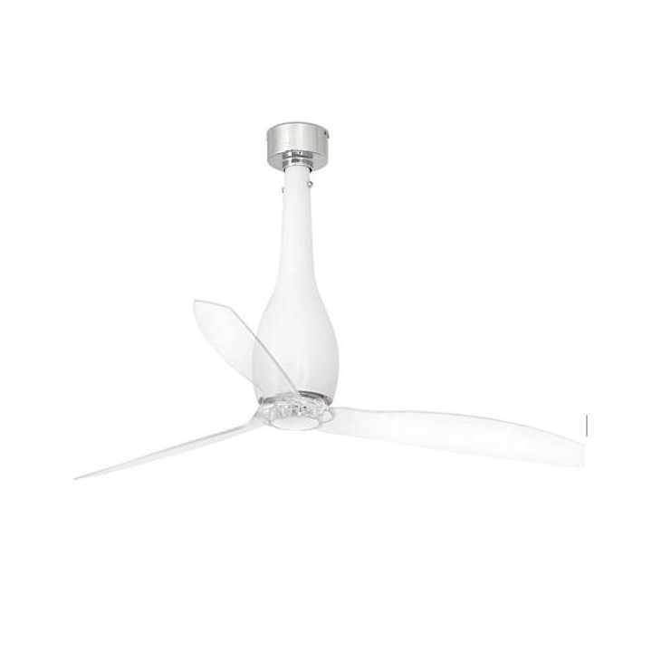 Ventiladores de Techo Faro Eterfan Ø1280 Mm B/M Palas Transparentes Smart Fan