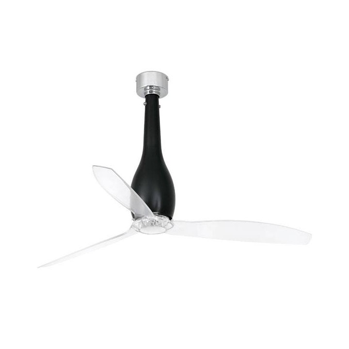Ventiladores de Techo Faro Eterfan Ø1280 Mm N/Mate Palas Transparentes Smart Fan