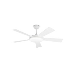 Ventiladores de Techo con luz Faro Saona Ø1320Mm Blanco 5 Palas Led 24W 