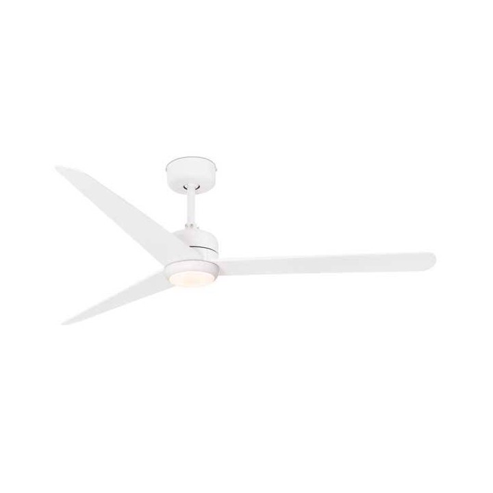 Ventilador de Techo Faro Nu Blanco con luz Led 18W 3000K