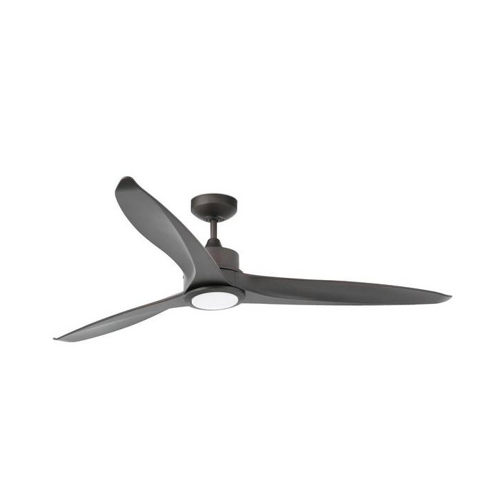 Ventiladores de Techo con luz Faro TONIC Ø152CM MARRON 3 PALAS LED 15W 3000K