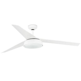 Ventiladores de techo con luz LED Faro VULCANO blanco