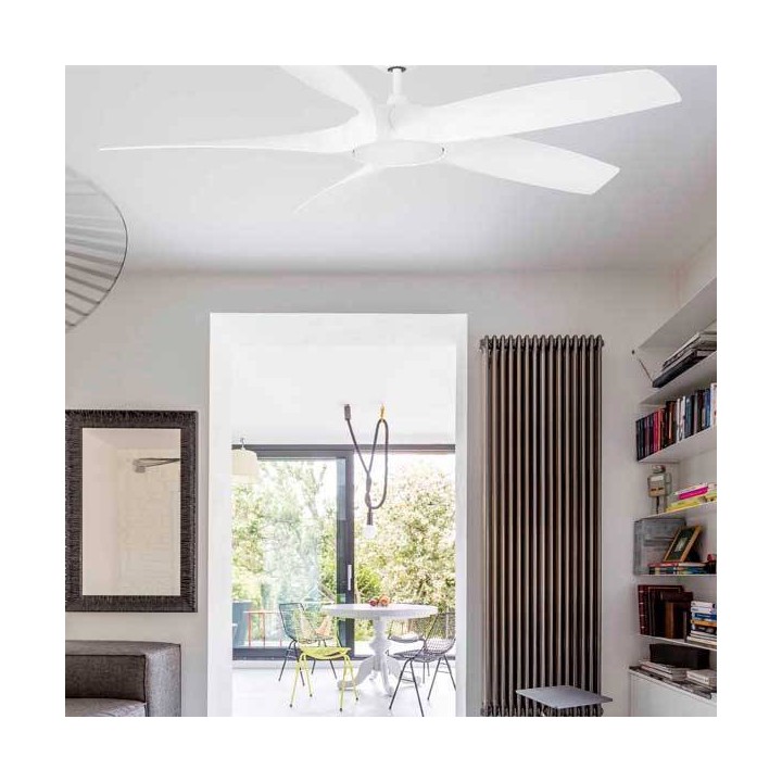 Ventilador de Techo Faro Cocos Blanco con luz Led 20W 3000K