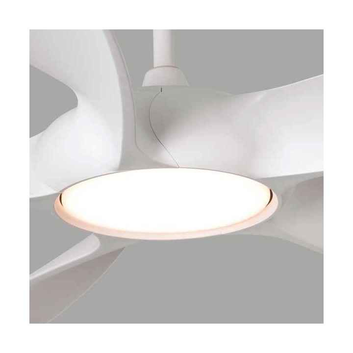 Ventilador de Techo Faro Cocos Blanco con luz Led 20W 3000K